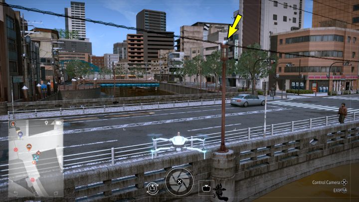 Use the drone to pick up the Book of the Slithering Snake Vol - Lost Judgment: Squirrel search Commercial District - all squirrels, map - Ijincho - Lost Judgment Guide