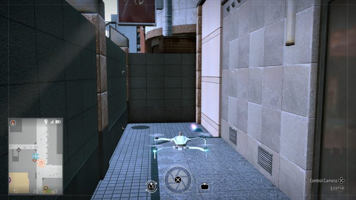 Finally, use your drone to fly up to the 1st floor of the building, where you'll find the Cute Paint - Lost Judgment: Squirrel search In Shichifuku - all squirrels, map - Kamurocho - Lost Judgment Guide