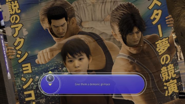 When Toru reaches the end of the street, he will be accosted by several men - Lost Judgment: My First Errand - walkthrough - Side Cases - Lost Judgment Guide