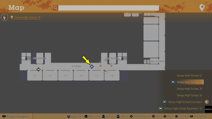 You can start the case in the 3rd floor hallway of Seiryo High School - Lost Judgment: Trying the Patience of a Saint - walkthrough - Side Cases - Lost Judgment Guide