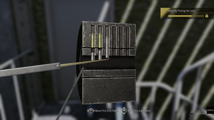 The next door will have to be opened with a picklock - Lost Judgment: Chapter 1 Black Sheep - walkthrough - Main storyline walkthrough - Lost Judgment game guide