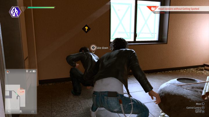 Enter the room and throw the coin in the designated place, pressing R2/RT - Lost Judgment: Chapter 1 Black Sheep - walkthrough - Main storyline walkthrough - Lost Judgment game guide