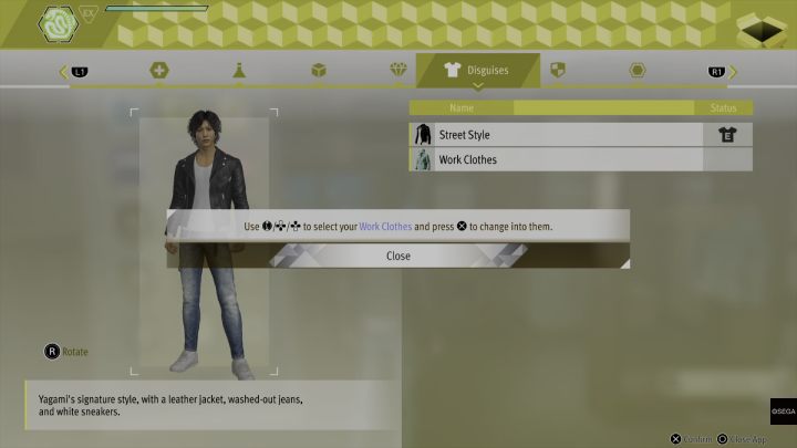 Dress up in work clothes - Lost Judgment: Chapter 1 Black Sheep - walkthrough - Main storyline walkthrough - Lost Judgment game guide