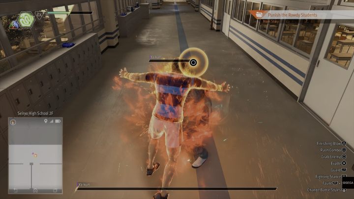 After you start fighting the students, defeat the regular enemies first - Lost Judgment: Chapter 1 Black Sheep - walkthrough - Main storyline walkthrough - Lost Judgment game guide