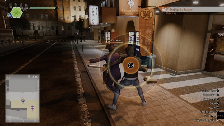 The best way to quickly defeat the enemy is to deprive them of their weapons - Lost Judgment: Skateboard Detective vs. The Reseller - walkthrough - Side investigations - Lost Judgment game guide