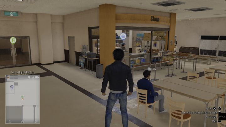 Then talk to Sanbonmatsu and leave the club - Lost Judgment: eSports Club - walkthrough, solution - School Stories - Lost Judgment Guide