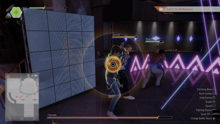 Once the fight against the RK members starts, use Snake style to disarm the strongest enemy - Lost Judgment: Chapter 5 Double Jeopardy - walkthrough - Main storyline walkthrough - Lost Judgment game guide