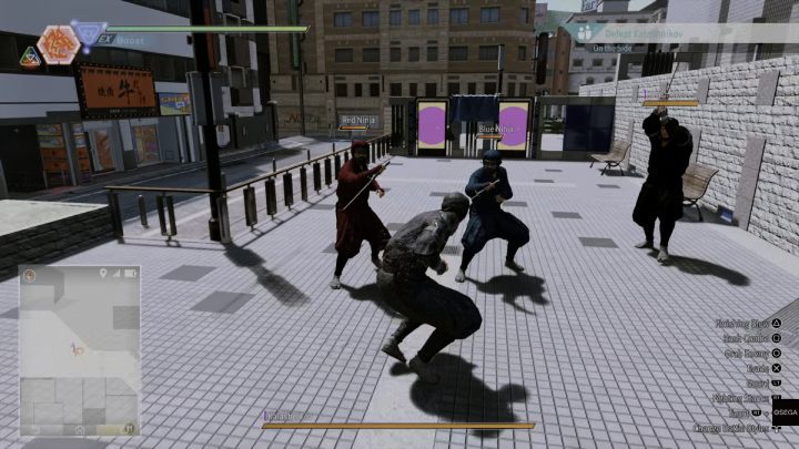 After the next cutscene, you will have to defeat Kalashikov and his helpers - Lost Judgment: Dueling Dojos - walkthrough - Side Cases - Lost Judgment Guide