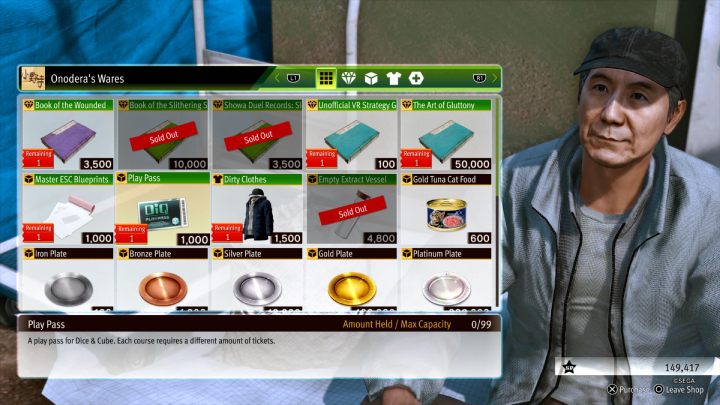 Play Passes are necessary to complete a side case called Paradise VR Upgraded - Lost Judgment: Play Pass - how to get? - FAQ - Lost Judgment Guide