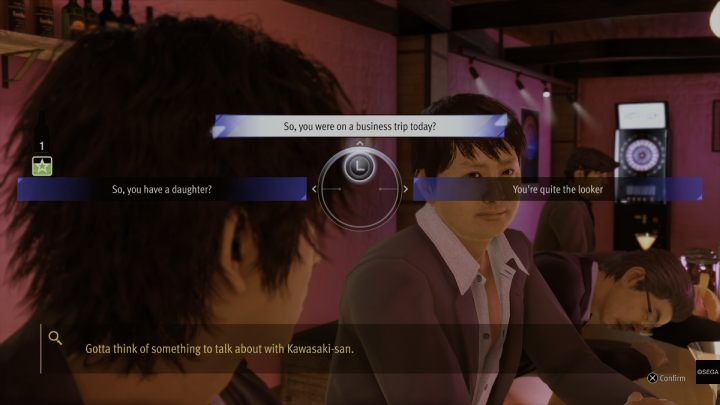 Continue the Coctail Talk with Haruko - Lost Judgment: Between Blood and Booze - walkthrough - Side Cases - Lost Judgment Guide