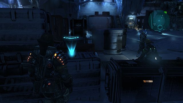 The log is hidden among the crates. - Audio Logs - Collectibles - Lost Planet 3 - Game Guide and Walkthrough