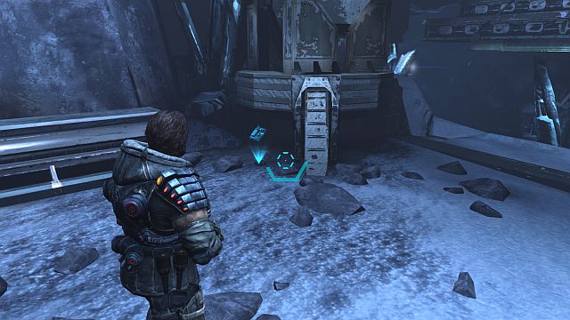 While standing in front of the stairs, turn around to the right. - Text Logs - Collectibles - Lost Planet 3 - Game Guide and Walkthrough