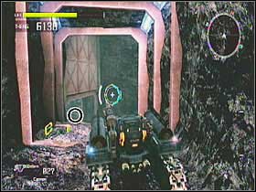 After getting a GAB and drilling through the mines, go left at the junction and you'll see it - Target Marks: Mission 9 - Target Marks - Lost Planet: Extreme Condition - Game Guide and Walkthrough
