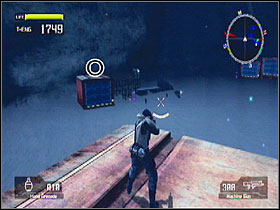 On the roof of one of the hangers at the start of the mission - Target Marks: Mission 7 - Target Marks - Lost Planet: Extreme Condition - Game Guide and Walkthrough