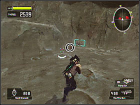 At the bottom of the cave - Target Marks: Mission 5 - Target Marks - Lost Planet: Extreme Condition - Game Guide and Walkthrough