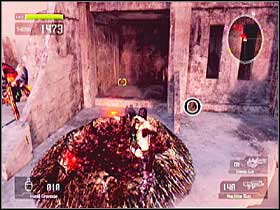 Near one of the ruined buildings on the mountain side - Target Marks: Mission 5 - Target Marks - Lost Planet: Extreme Condition - Game Guide and Walkthrough