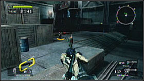 Drop down and kill the pirates that are standing on the ledge to the right (you might have to change camera view using the d-pad for this) - Mission 4 - Walkthrough - Lost Planet: Extreme Condition - Game Guide and Walkthrough