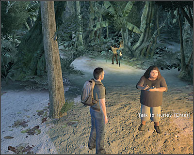 Locke should be standing next to Hurley - Via Domus I - 1x03 - Via Domus - Lost: Via Domus - Game Guide and Walkthrough