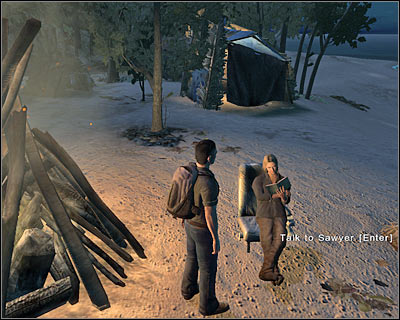 Take your time and explore the entire campsite - Via Domus I - 1x03 - Via Domus - Lost: Via Domus - Game Guide and Walkthrough