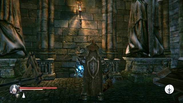 At the end of the road (to the left of the checkpoint, which you run into after you defeat the Commander and after the first conversation with Captain) there are, temporarily, locked door - Crumbling walls | Collectibles, items - Collectibles, items - Lords of the Fallen 2014 Game Guide & Walkthrough