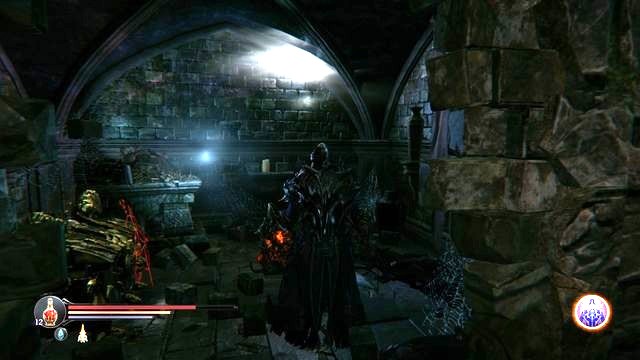 Cut through the air to convince the ghost that...he is a ghost - Crumbling walls | Collectibles, items - Collectibles, items - Lords of the Fallen 2014 Game Guide & Walkthrough