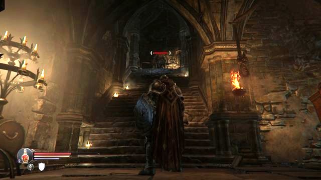 It is a good idea to get the Marauder that you meet upstairs, down - Find the key for Kaslo | Keystone Citadel - Keystone Citadel - Lords of the Fallen 2014 Game Guide & Walkthrough