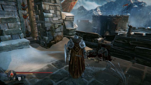 The lever for the gate. - Find Kaslo | Keystone - Keystone - Lords of the Fallen 2014 Game Guide & Walkthrough