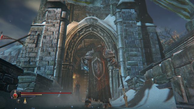 A gate, behind which you fight the Commander. - Find Kaslo | Keystone - Keystone - Lords of the Fallen 2014 Game Guide & Walkthrough