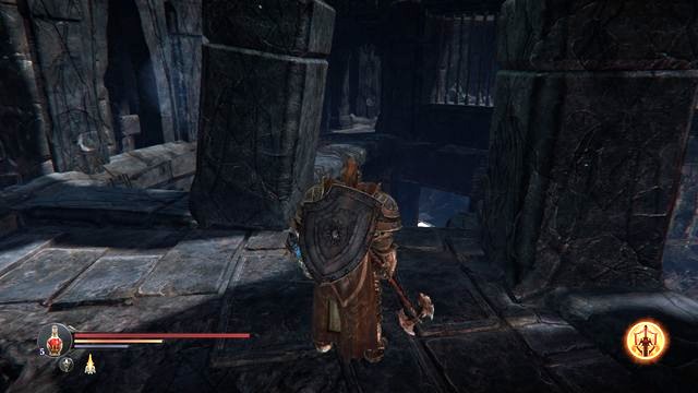 Also, locate another stairs in the room (more or less, ahead of the ones that you have taken to get here) - Destroy the Gate of Lords to Keystone | The Temple - The Temple - Lords of the Fallen 2014 Game Guide & Walkthrough