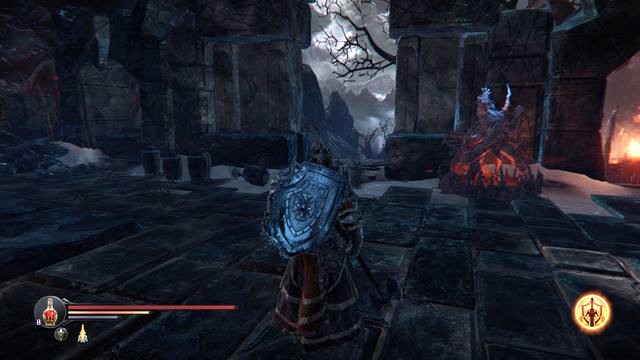 The way to the Abandoned Field. - Destroy the Gate of Lords to Keystone | The Temple - The Temple - Lords of the Fallen 2014 Game Guide & Walkthrough