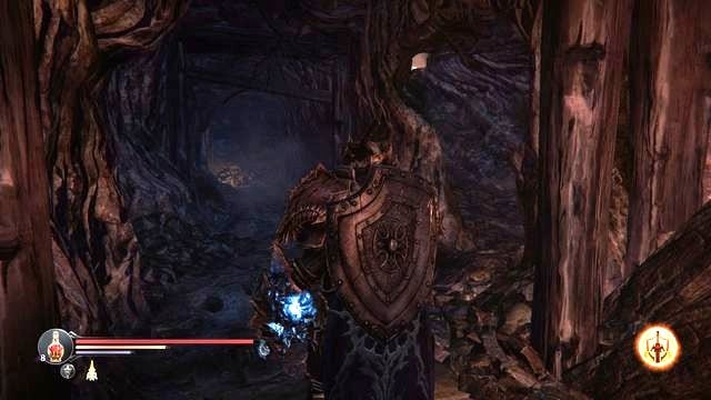 The passage that used to be boarded over. - Find Antanas and Kaslo at the Monastery Citadel | Catacombs - Catacombs - Lords of the Fallen 2014 Game Guide & Walkthrough