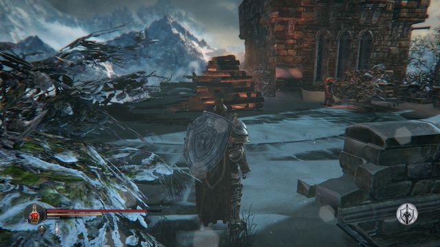 A stack that you can set on fire. - Keystone - Reinforcements | Side quests - Side quests - Lords of the Fallen 2014 Game Guide & Walkthrough