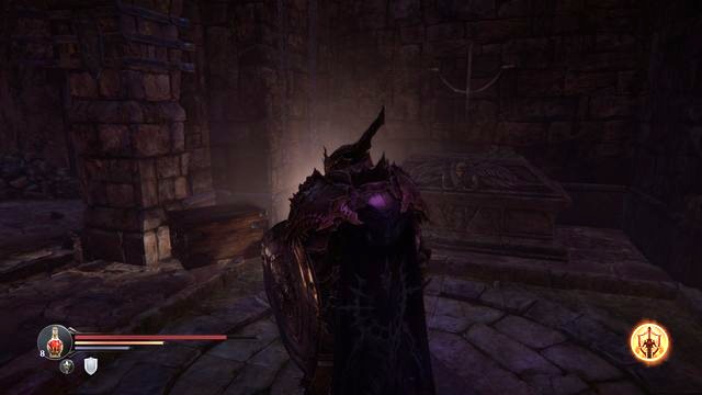 The grave with a mysterious symbol. - Catacombs - Svens Hammer (Heritage) | Side quests - Side quests - Lords of the Fallen 2014 Game Guide & Walkthrough