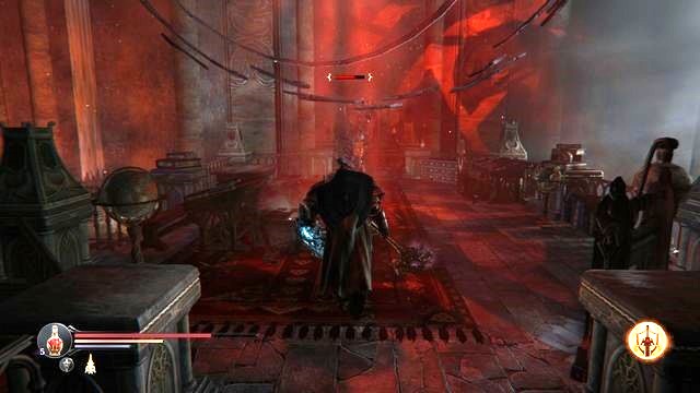 The guard is the last opponent that you need to defeat here. After you do, Kaslo and Antanas appear. - Reach the Planetarium | Keystone Citadel - another visit - Keystone Citadel - another visit - Lords of the Fallen 2014 Game Guide & Walkthrough