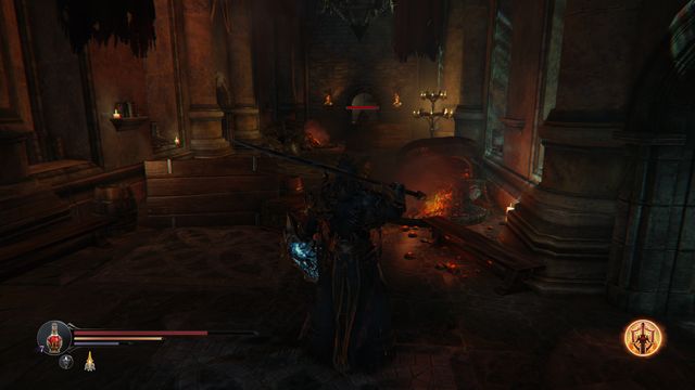 Along your path, you will be attacked by a dozen-or-so more opponents - try to deal with them one-by-one and do not dash ahead, with them chasing you. - Face Antanas at the Citadel | Keystone Citadel - the last heart - Keystone Citadel - the last heart - Lords of the Fallen 2014 Game Guide & Walkthrough