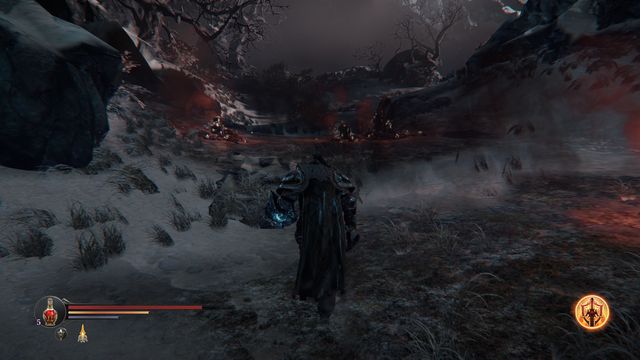 The opponents are waiting past several campfires. - The Temple - A hell hound pack | Side quests - Side quests - Lords of the Fallen 2014 Game Guide & Walkthrough