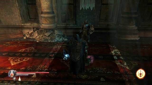 The Knight that tasks you with killing the monster waits late inside the Citadel, in front of the Initiation Chamber. - The Keystone Citadel - The poisonous monster | Side quests - Side quests - Lords of the Fallen 2014 Game Guide & Walkthrough
