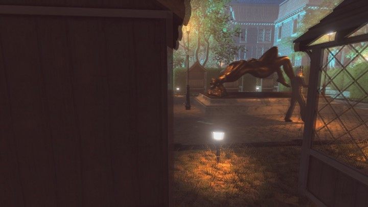 You will get to the place shown in the picture above - The Yelverton mansion garden | Lust for Darkness Walkthrough - Walkthrough - Lust for Darkness Game Guide