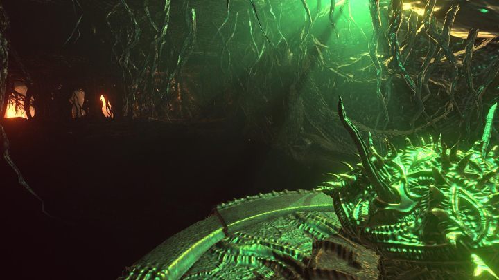 <br>The nearby levers are used to move the smaller platform; adjust it as shown in the picture above (yes, another bridge appeared while you were using the mask) - Finale | Lust for Darkness Walkthrough - Walkthrough - Lust for Darkness Game Guide