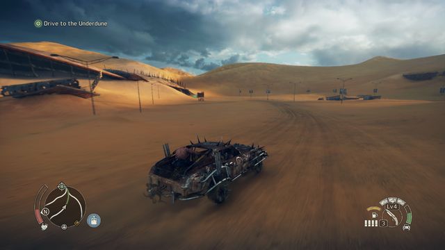 Drive underground in the marked location. - Dance With Dead | Story missions - Story missions - Mad Max Game Guide