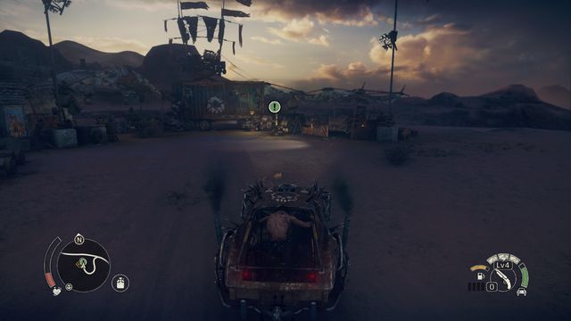 Talk to Crow Dazzle and the mission will begin. - Fumeheads Debt | Story missions - Story missions - Mad Max Game Guide