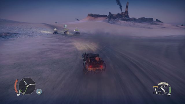 Locate the truck near the marked point. - Playing with Fire | Wasteland missions - Wasteland missions - Mad Max Game Guide