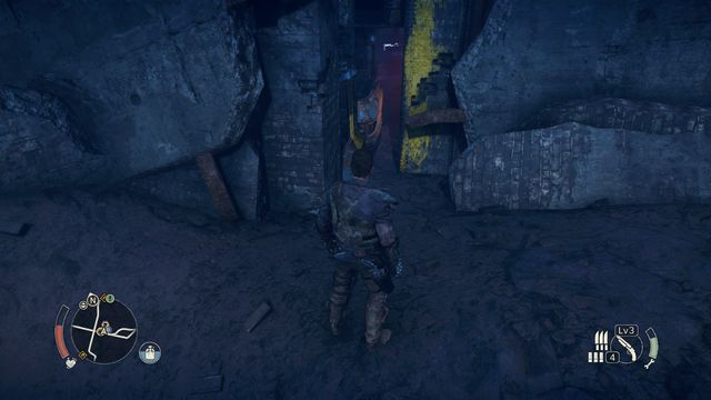 Instead of destroying the well armored gate, you can use the secret passage on its right side. - In Due Time | Wasteland missions - Wasteland missions - Mad Max Game Guide