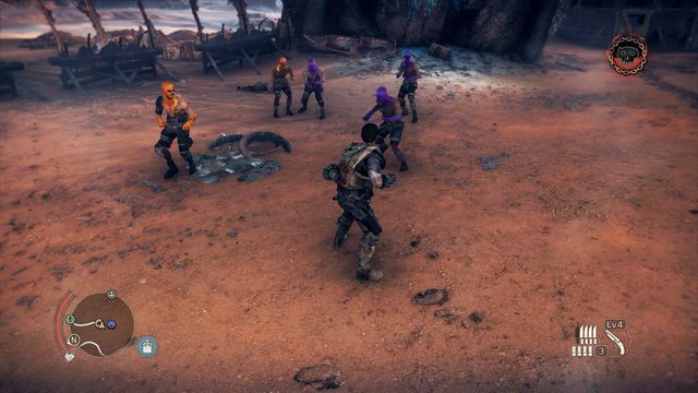 Enemies in this camp are divided into small groups. - Chalkies | Gutgashs Territory - maps - Gutgashs Territory - maps - Mad Max Game Guide