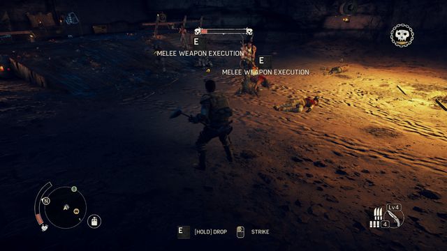 If you keep the enemies between the boss and Max, you can make the boss hurt few smaller opponents while trying to get Max. - Torch Them All | Wasteland missions - Wasteland missions - Mad Max Game Guide