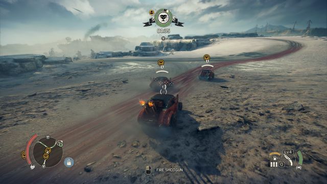 Eliminating enemy vehicles is not only allowed, but recommended as well. - Death Runs | Activities - Activities - Mad Max Game Guide
