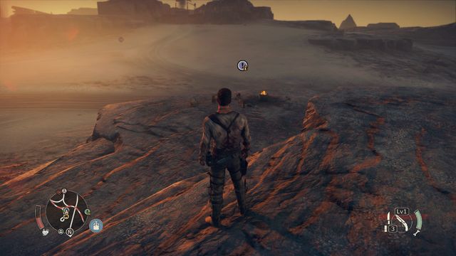 A Wasteland inhabitant observing a camp can give you some valuable information. - Camp claiming | Activities - Activities - Mad Max Game Guide