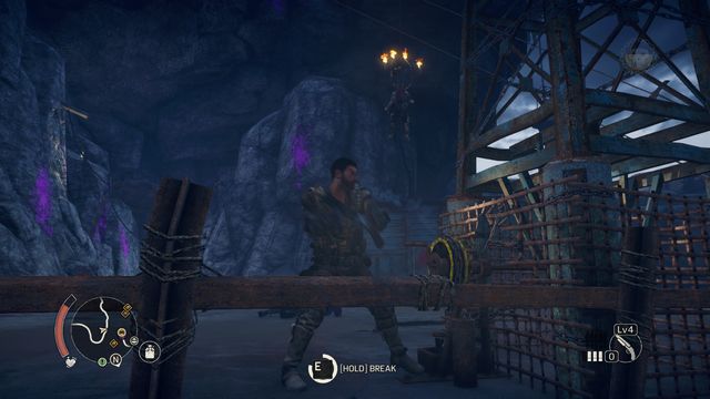 As a last resort, you can always drop the War Crier down. - Camp claiming | Activities - Activities - Mad Max Game Guide