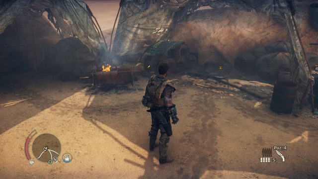 #11 - one of the Scavenging locations (point 1 - History relics - Pink Eyes Territory | Collectibles - Collectibles - Mad Max Game Guide