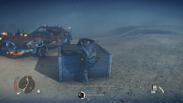 If a chest is escaping from you, catch it with a harpoon, it wont fly any further. - How to gather Scrap? | Information about the game world - Information about the game world - Mad Max Game Guide